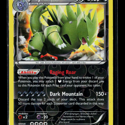 Pokemon 2016 Fates Collide Tyranitar #56/124