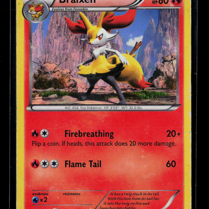 Pokemon Kalos Starter Set Braixen #9/39