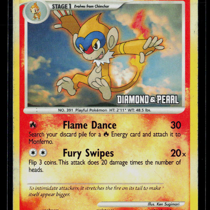 Pokemon 2010 Diamond & Pearl Monferno #56/130