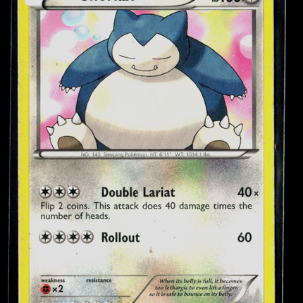 Pokemon 2012 Boundaries Crossed Snorlax #109/149