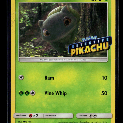 Pokemon 2019 Detective Pikachu Bulbasaur #SM198