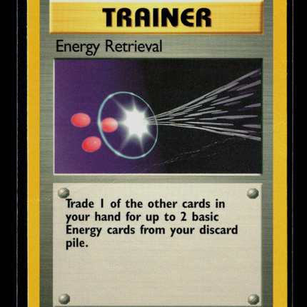 Pokemon 1999 Base Set Energy Retrieval #81/102