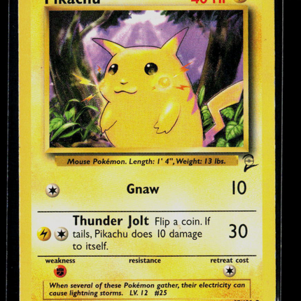 Pokemon 2000 Base Set 2 Pikachu #87/130