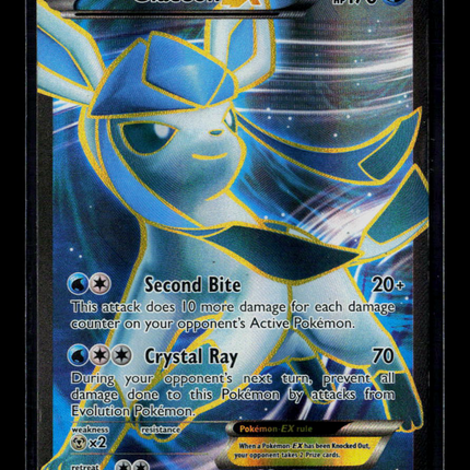 Pokemon 2016 Fates Collide Glaceon EX FA #116/124