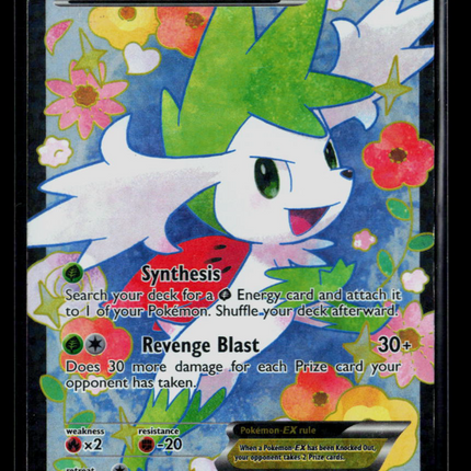 Pokemon 2013 Legendary Treasures Shaymin EX FA #RC21/RC25