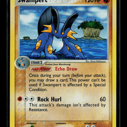 Pokemon 2009 EX Crystal Guardians Swampert #27/100