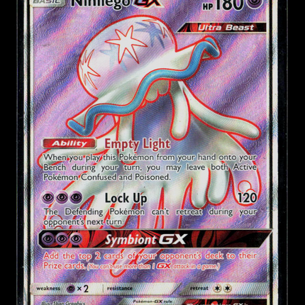Pokemon 2017 Crimson Invasion Nihilego GX FA #103/111