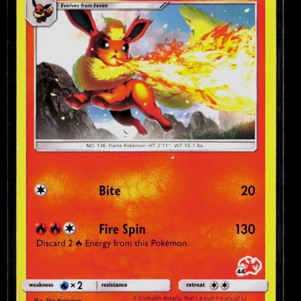 Pokemon 2018 Sun & Moon Promos Flareon #SM186