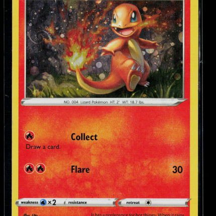 Pokemon Sword & Shield Charmander #SWSH092