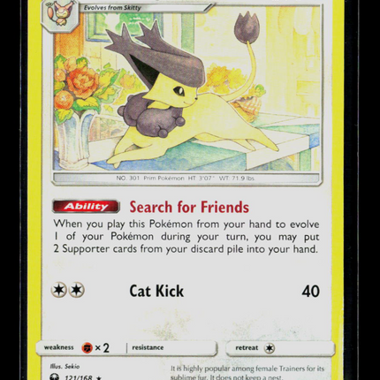 Pokemon 2018 Celestial Storm Delcatty #121/168