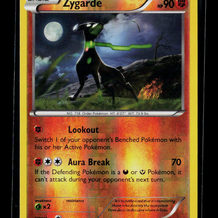 Pokemon 2016 Fates Collide Zygarde #52/124