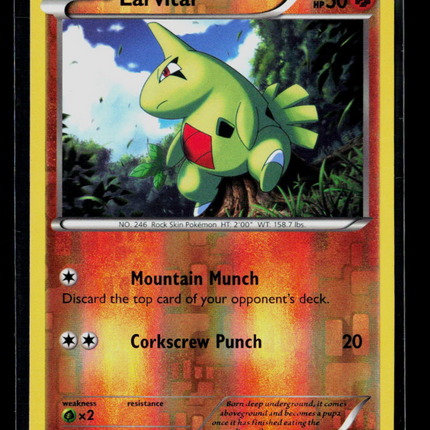 Pokemon 2016 Fates Collide Larvitar #41/124