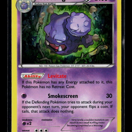 Pokemon 2014 XY Weezing #XY163