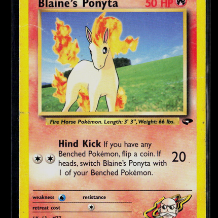 Pokemon 2000 Gym Challenge Blaine's Ponyta #64/132
