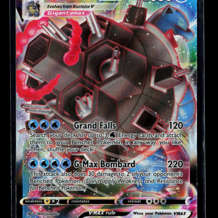 Pokemon Sword & Shield Blastoise VMAX FA #SWSH103