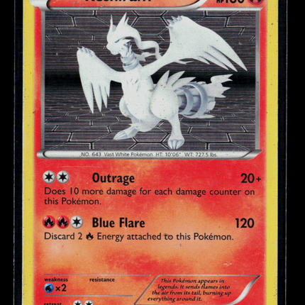 Pokemon 2011 Black & White Reshiram #BW004