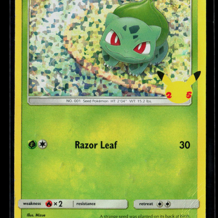 Pokemon 2021 Celebrations Bulbasaur #1/25