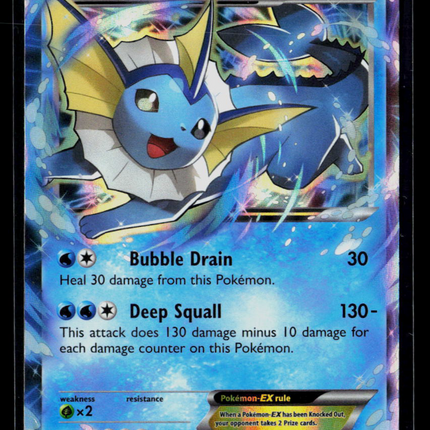 Pokemon 2016 Generations Vaporeon EX #24/83