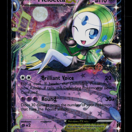 Pokemon 2013 Legendary Treasures Meloetta EX FA #RC11/RC25