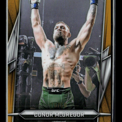 2026 Topps Chrome UFC Conor McGregor #5 True Gold Refractor /50