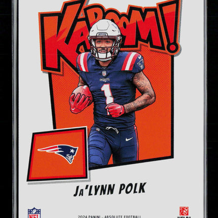 2024 Panini Absolute Kaboom Ja'Lynn Polk #19 RC
