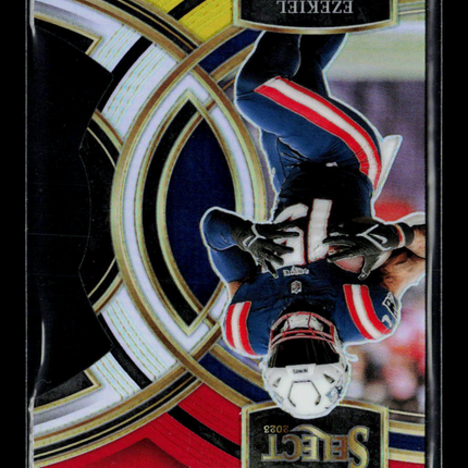 2024 Panini Select Ezekiel Elliott #185 Prizm Red Yellow