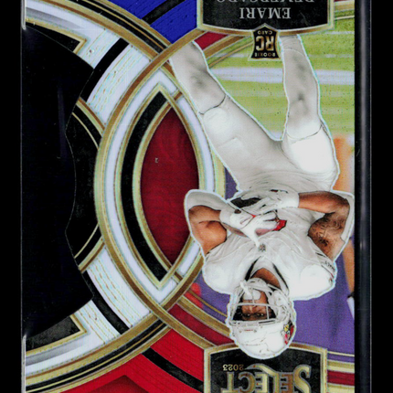 2024 Panini Select Prizm Emari Demercado #160 Red Blue