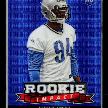 2013 Panini Prizm Rookie Impact Ezekiel Ansah #23 Blue RC