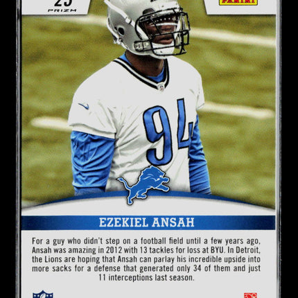 2013 Panini Prizm Rookie Impact Ezekiel Ansah #23 Blue RC
