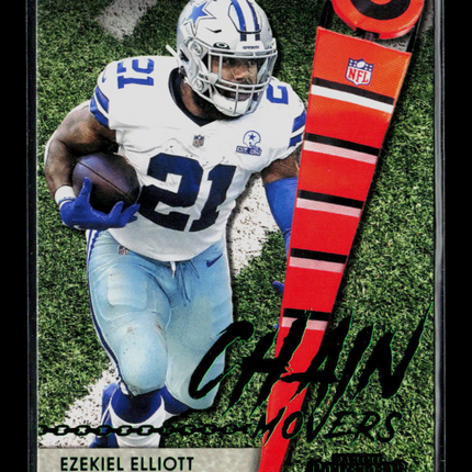 2021 Panini Contenders Chain Movers Ezekiel Elliott #CM-EEL