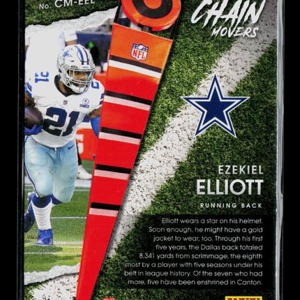2021 Panini Contenders Chain Movers Ezekiel Elliott #CM-EEL
