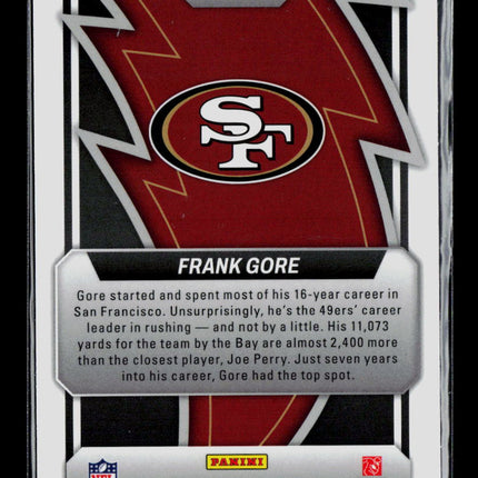 2023 Panini Mosaic Frank Gore #TL-FG Thunder Lane