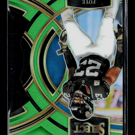 2024 Panini Select Football Foye Oluokun #139 Green Prizm /499