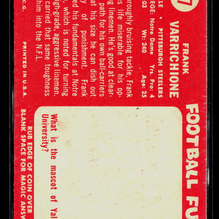 1958 Topps Frank Varrichione #77