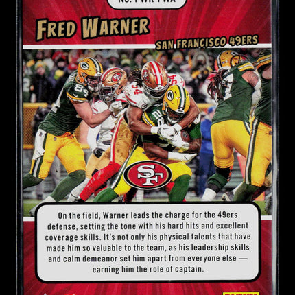 2023 Panini Contenders Football Power Players Fred Warner #PWR-FWA