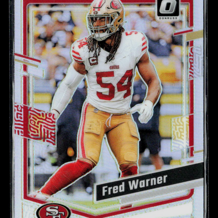 2023 Panini Donruss Optic Fred Warner #171 Prizm Holo