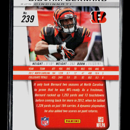 2013 Panini Prizm Giovani Bernard #239 RC