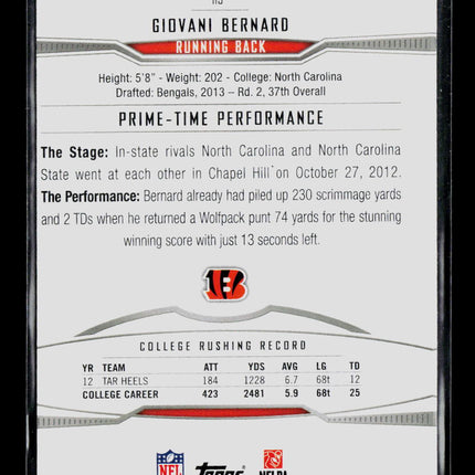 2013 Topps Prime Giovani Bernard #115