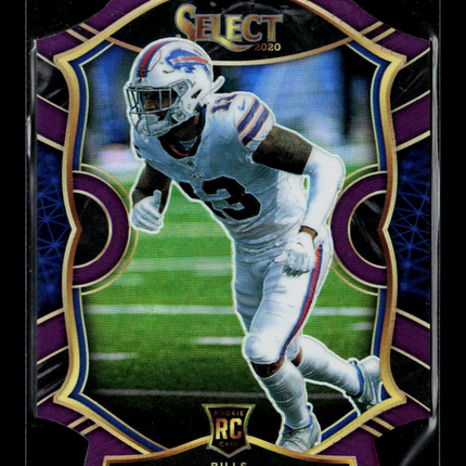 2021 Panini Select Gabriel Davis #82 Purple RC