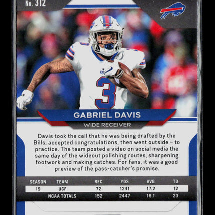 2020 Panini Prizm Gabriel Davis #312 RC