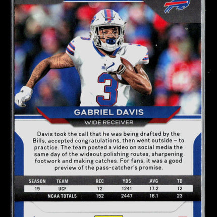 2020 Panini Prizm Football Gabriel Davis #312 Red White Blue RC