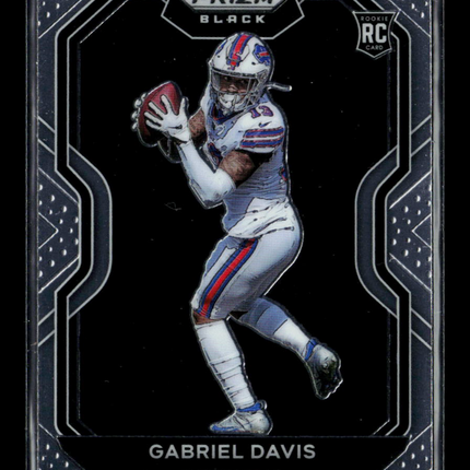 2021 Panini Chronicles Prizm Black Gabriel Davis #PB-23