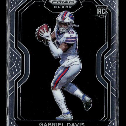 2021 Panini Chronicles Prizm Black Gabriel Davis #PB-23 RC