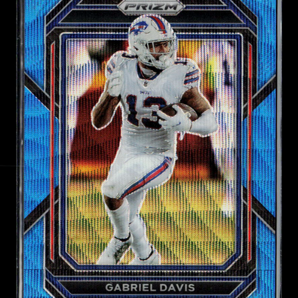 2023 Panini Prizm Football Gabriel Davis #32 Blue Wave 163/199