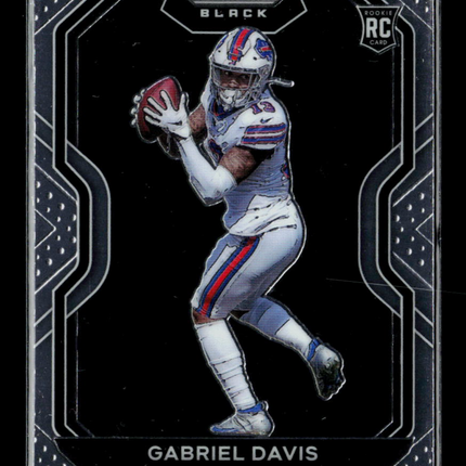 2021 Panini Chronicles Prizm Black Gabriel Davis #PB-23 RC