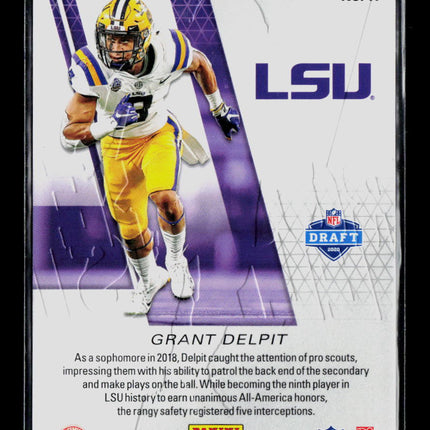 2020 Panini Donruss Elite Football Grant Delpit #11 Rookie Elitist
