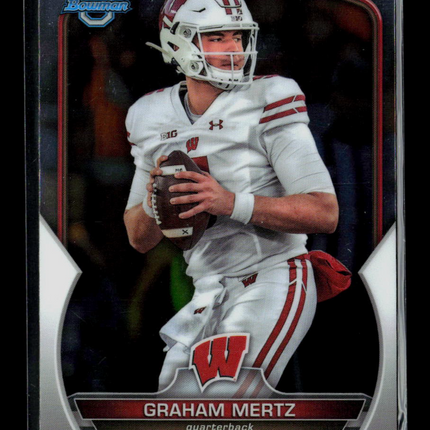 2022 Bowman University Graham Mertz #17