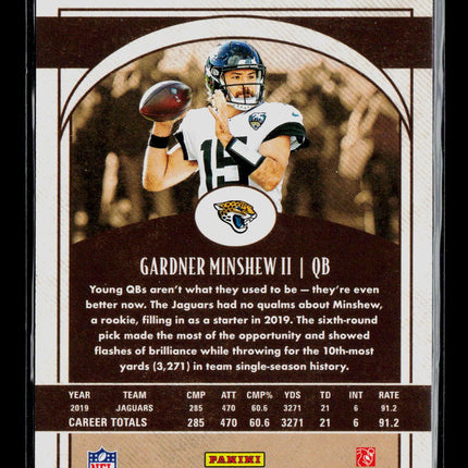2020 Panini Legacy Football Gardner Minshew II #34 Orange 147/199