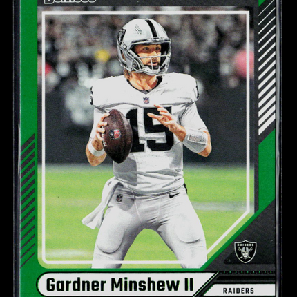 2024 Donruss Gardner Minshew II #227 Green Press Proof