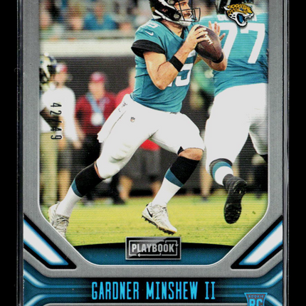 2019 Panini Playbook Gardner Minshew II #163 RC /49
